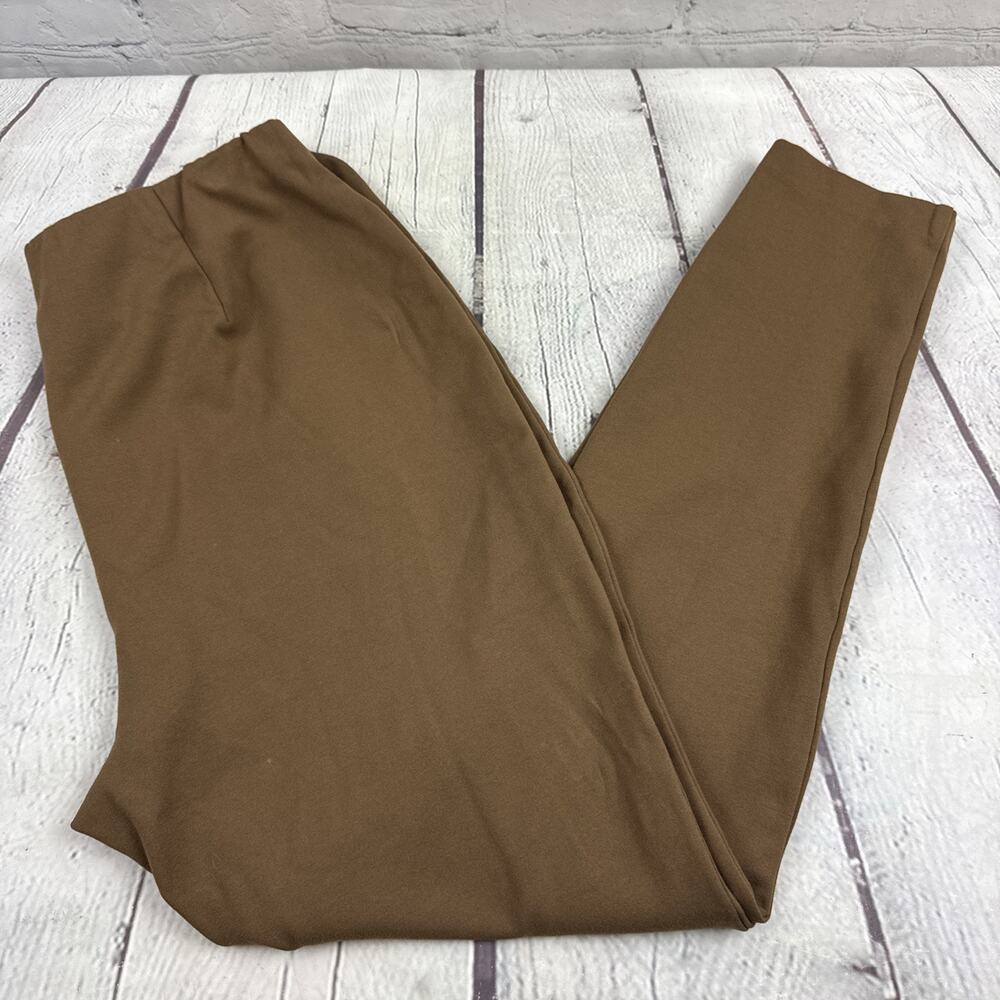 J.Jill Ponte Leggings Pants Affinity Stretch in Espresso Brown‎ Sz Med